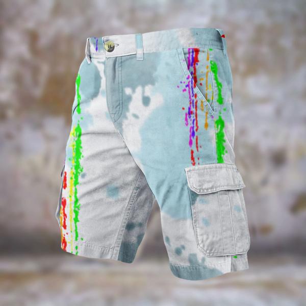 Cargohose mit Alec- Hose, lang oder kurz, bunt, 100% Polyester, Grösse S-5XL, fester Stoff, Normale Passform, Mischling, Mix, Deutscher Schäferhund